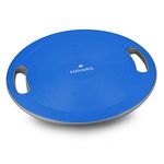 Navaris Balance Board 40cm / 15.7" - Non Slip Wobble Board Stability Trainer for Exercise, Fitness, Muscles, Strengthen Core - Adults Gym Equipment