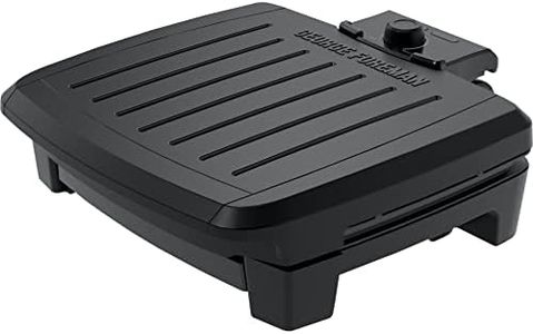 GEORGE FOREMAN® Contact Submersible™ Grill, 5-Serving Grill - Black Plates, Wash the entire grill