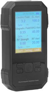 EMF Meter, Diverse Detection Capabilities, Electromagnetic Field Radiation Detector, High Accuracy, Portable, Easy to Use, Suitable for Home, Office, Ghost Hunting (Black)