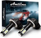 Antline Extremely Bright 50W High Power 881 889 886 894 896 LED Fog Light Bulbs Xenon White for DRL or Fog Lights (Packs of 2)