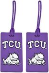 TEXAS CHRISTIAN HORNED FROGS NCAA PVC LUGGAGE TAG