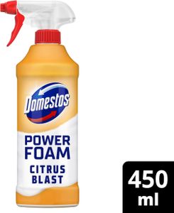 Domestos Power Foam Citrus Cleaner, 450ml – Bathroom & Kitchen