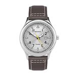 SEKONDA Men's Quartz Watch with Brown Dial Analogue Display and Brown Leather Strap 3882.27