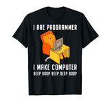 Funny I Are Programmer Programming Coding Nerd Cat T-Shirt