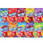 KoolAidDrink Mix 10 Flavours Value Pack 3.6g Makes 2 Quarts Each, Zero Calories