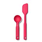 OXO Good Grips Medium Silicone Cookie Scoop & Small Spatula Set​