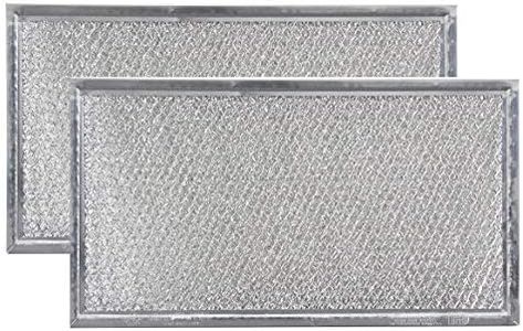 Filter Everything Replacement Microwave Grease Filters Compatible with Whirlpool 8206229A – 5-7/8” x 10-5/8” x 3/32” – 2-Pack
