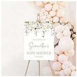 Baby Shower Sign, Editable Baby in 