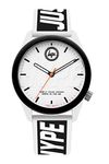 Hype Analog White Dial Unisex's Watch-HYU018BW