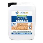 Smartseal Roof Tile Sealer - Long-lasting Protection for Concrete, Slate & Clay Roof Tiles - Solvent-Free Roof Sealant. 10-year Water Repellent Barrier. Helps Prevent Moss and Algae Growth (5 Litre)