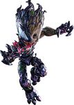 Spider-Man Maximum Venom 9 Inch Action Figure - Venomized Groot Hot Toys 906989