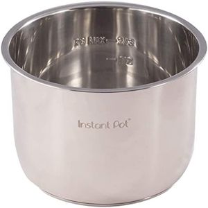 Instant Pot Stainless Steel Inner Cooking Pot 6-Qt, Polished Surface, Rice Cooker