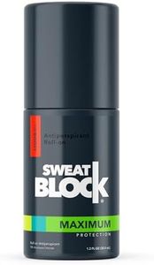 SweatBlock Clinical Strength Antiperspirant Roll-On Deodorant for Men & Women - Hyperhidrosis Aid to Stop Sweating - Up to 7 Days of Reliable Sweat Control Protection per Use - Unscented - 1.2 fl oz