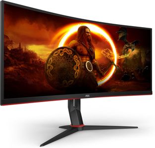 AOC 34" Curved Gaming Monitor – UltraWide QHD, 144Hz