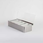 American Metalcraft CD5 American Metalcraft CD5 Condiment Holder, Stainless Steel, 5 Compartment, Stainless Steel,