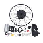 48V 1500W 26" Electric Bike Conversion Kit, Rear Wheel Bicycle Motor Ebike Conversion Kit, Electric Bicycle Kit with LCD Display