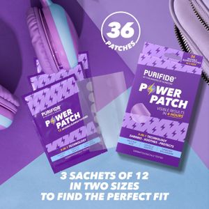 Purifide Power Pimple Patches – 36 Spot Acne Treatment Patches