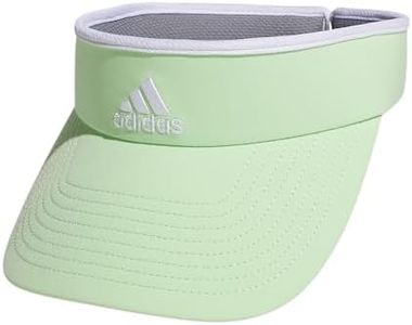 adidas Womens Superlite 2 Performance Visor, Semi Green Spark/White, One Size