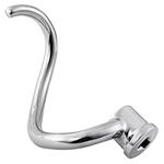 Lawenme 6 QT Dough Hook for KitchenAid Mixer, Stainless Steel Spiral Dough Hook Attachment for KitchenAid 5.5-6 Quart Bowl-Lift Stand Mixers, Fits Models KV25G0X, KP26M1X, Pro 600 Series