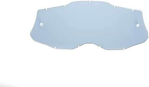 HZ Couche Seecle SE-41S265-HZ Lentille de Rechange fumée Compatible pour Lunettes/Masque 100% RACECRAFT 2 / STRATA 2 / ACCURI 2 / Mercury 2 Adulte Unisexe, Transparent, Taille Unique Mixte