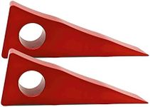 Motis Forcible Entry Wedges & Door Stoppers, Durable & Easy to Use Firefighter Tool. Aluminum Wedge to Pry Open Doors, Windows & More, Red