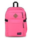 JanSport Main Campus Backpack - Travel, or Work Bag w 15-Inch Laptop Sleeve and Dual Water Bottle Pockets, Posh Pink