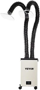 VEVOR Solder Fume Extractor, 150W 165CFM Soldering Smoke Extractor with 3-Stage Filters, 3 Speed Adjustable Smoke Absorber and Purifier for Soldering, Engraving, DIY Welding, Salon