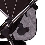 Disney Baby by J.L. Childress Side Sling Cargo Net, Stroller Organizer & Storage, Mickey Black