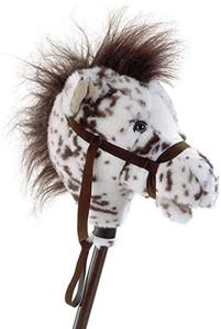 Mary Meyer Hobby Horse Toy Easy Ride 'Um Stick Horses with Galloping and Neighing Sounds, 33-Inches Tall, Appaloosa