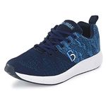 Bourge Men's Loire-z116 Navy and Sky Running Shoes-7 UK (Loire-156-07)