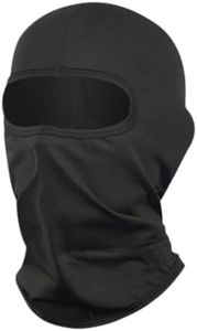 LONGKING Balaclava Face Mask for Men– Skiing, Snowboarding, Motorcycle, UV Protection & Wind Protection, Black, Medium/One Size