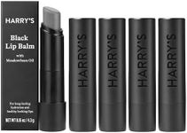 Harry's Black Lip Balm for Men - (5 Pack) Hydrating Men's Lip Balm with Natural Finish - Korean Skincare Technology with Meadowfoam Oil