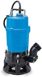 Tsurumi Pump HSD2.55S Submersible Slurry Pump with Agitator 3/4 HP 115V 2 in Discharge Ideal For Dewatering Applications | 63 GPM / 3780 GPH