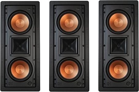 Klipsch R-5502-W II in-Wall Left, Center or Right (LCR) in-Wall or in-Ceiling Speaker Three-Pack