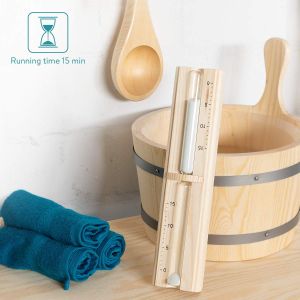 Navaris Sauna Hourglass Timer – 15 Minute Sand Glass
