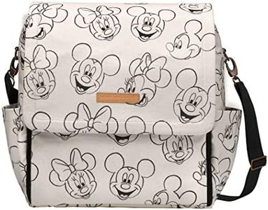 Petunia Pickle Bottom Boxy Backpack | Diaper Bag | Diaper Bag Backpack for Parents | Top-Selling Stylish Baby Bag | Sophisticated and Spacious Backpack for On The Go Moms | Sketchbook Mickey & Minnie