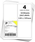 50 Sheets, 148 x 105mm - Large Prin