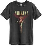 Amplified Nirvana - in Utero Colour - Mens Charcoal T Shirt (Large)