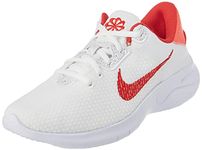 Nike Women's DD9283-101 Flex Experience Rn 11 Nn White/University Red-Magic Ember Sneaker - 4 UK (6.5 US)