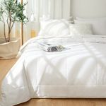 Royal Elite- 100% Mulberry Silk Duvet King Size- Breathable Silk Comforter- Cooling Blanket for Summer- All Season Long Strand Mulberry Silk Duvet- 100% Oeko Certified Cotton Shell