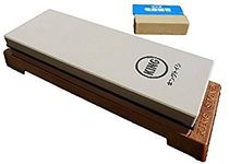 King Japanese Grit 1000/6000 Combination Sharpening Stone KW-65 and King #8000 Nagura Stone : Bundle - 2 Items