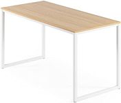 Zinus Modern Studio Collection Soho Rectangular Dining Table / Table Only / Office Desk / Computer Table, White