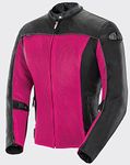 Joe Rocket Velocity - Womens' Textile Mesh Motorcycle Jacket - Pink/Black - Large