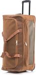 FLYMAX 30" Large Suitcase Faux Leather Lightweight Luggage Travel Trolley 100L