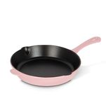 Cuisinart 10" (25cm) Cast Iron Round Fry Pan in Rosy Pink (CI22-24RPKC)