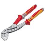 Nws 1651-49-VDE-240-SB N1651-49-VDE-240-SB ClassicPlus Waterpump Pliers, Silver/Red/Yellow