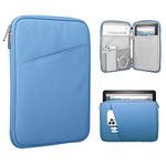 TiMOVO 8-9 Inch Tablet Sleeve Case Compatible with iPad Mini 6, iPad Mini 5/4/3/2/1, Galaxy Tab A7 Lite 8.7/Tab A 8.0/Tab A 8.4, Fire HD 8 & 8 Plus 2020, Portable Protective Bag, Dusty Blue