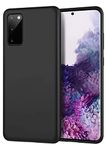 PhoneArmor Back Cover for Samsung S20 – Shockproof, Slim Fit, Matte Finish, Durable Protective Mobile Case, Precise Cutouts for Camera & Ports, Black (300525)