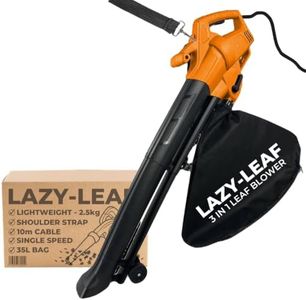Lazy-Leaf - Leaf Blower and Vacuum - Powerful Corded Leaves Collector