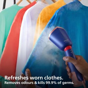 Philips 5000 Handheld Garment Steamer – Marine Blue